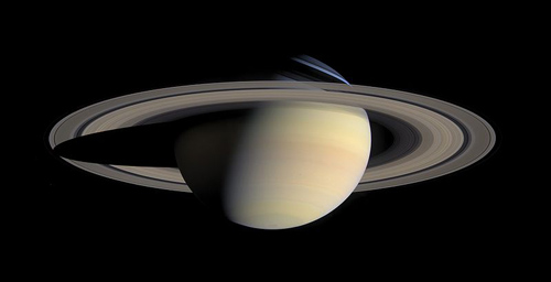 Saturn, aufgenommen von der Raumsonde Cassini